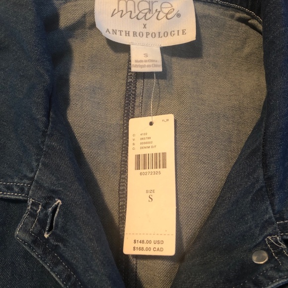 Anthropologie | AYA DENIM UTILITY JUMPSUIT | Sz S - Picture 11 of 11